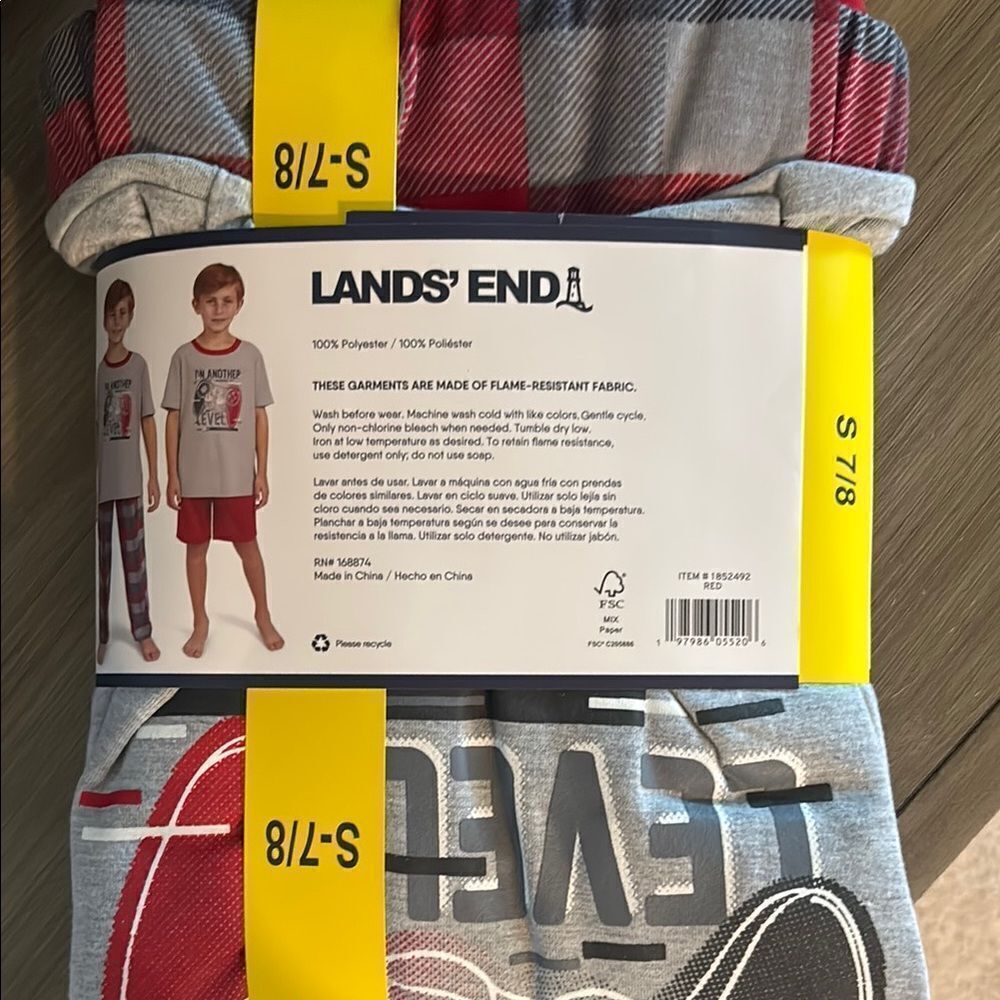 LANDS’ END PAJAMA SET - Picture 5 of 5